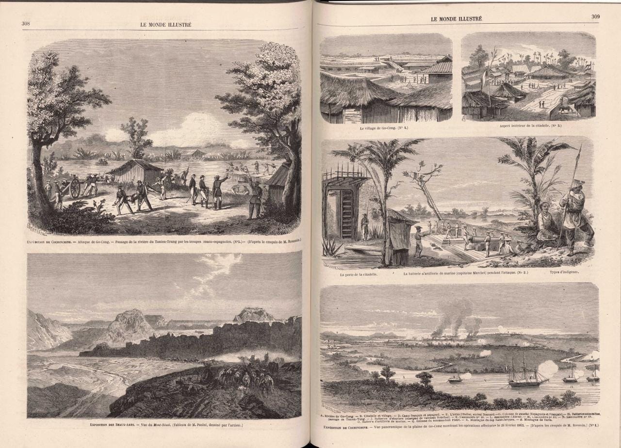 1748208016 339538 13476480 n07 37611316961 le monde illustre 16 mai 1863 tuan bao le monde illustre cua phap so ra ngay 16 5 1863 1 Vài tấm ảnh Gò Công Xưa