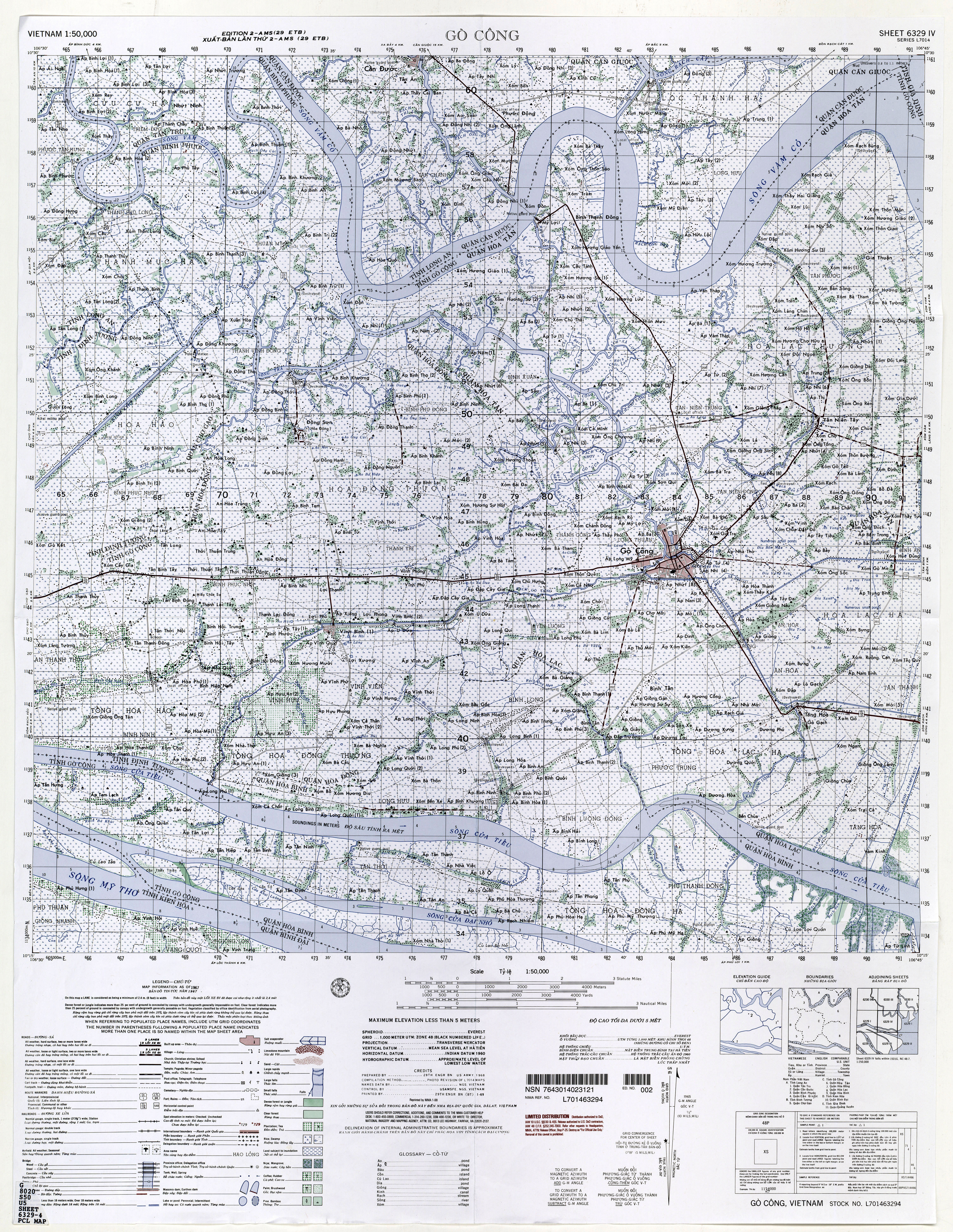 13476480 n07 37641488660 go cong 1967 txu pclmaps oclc 21713238 6329 4 792x1024 Gò Công Xưa – Vị trí Địa giới
