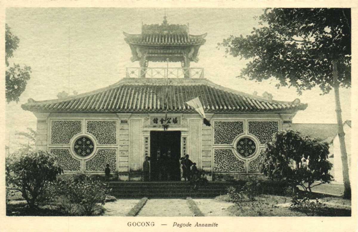 1748207980 908740 13476480 n07 36887396324 gocong pagode annamite 1 Vài tấm ảnh Gò Công Xưa